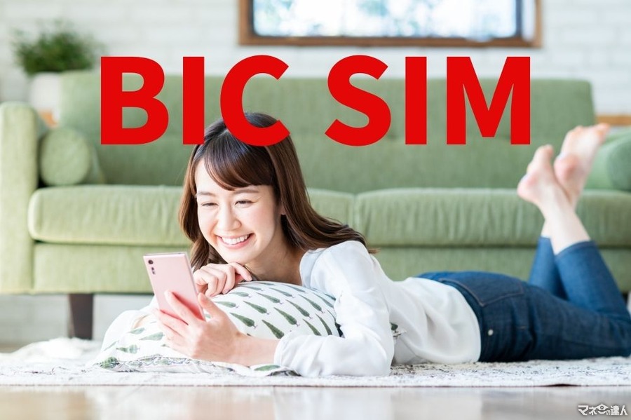 ahamo・povo・LINEMOと同等の機能で月額料金が安い　「BIC SIM」の通話オプションや速度などの特徴を6つ解説