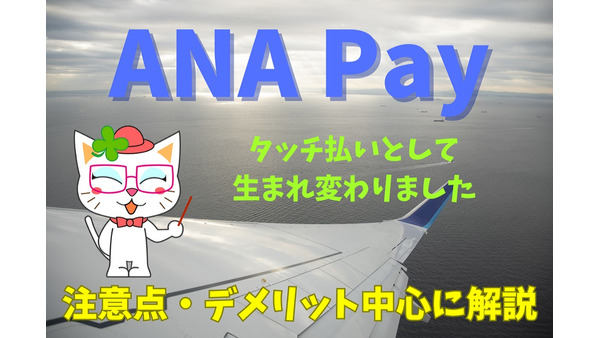 「ANA Pay」7つの注意点　ANAカードで支払った方がいい場合も 画像
