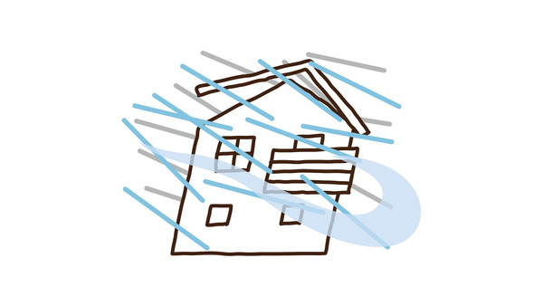 台風で隣家を破損させてしまった場合、損害賠償は生じるの？　質問の多い「台風の保険」について解説します。 画像