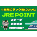 【JR東日本】4段階のランク制になった「JRE POINT」　ステージ更新時期と特典