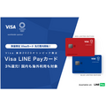 Visa LINE Payカードの先行案内が開始