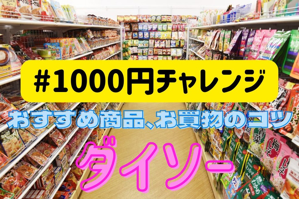 ダイソー#1000円チャレンジ