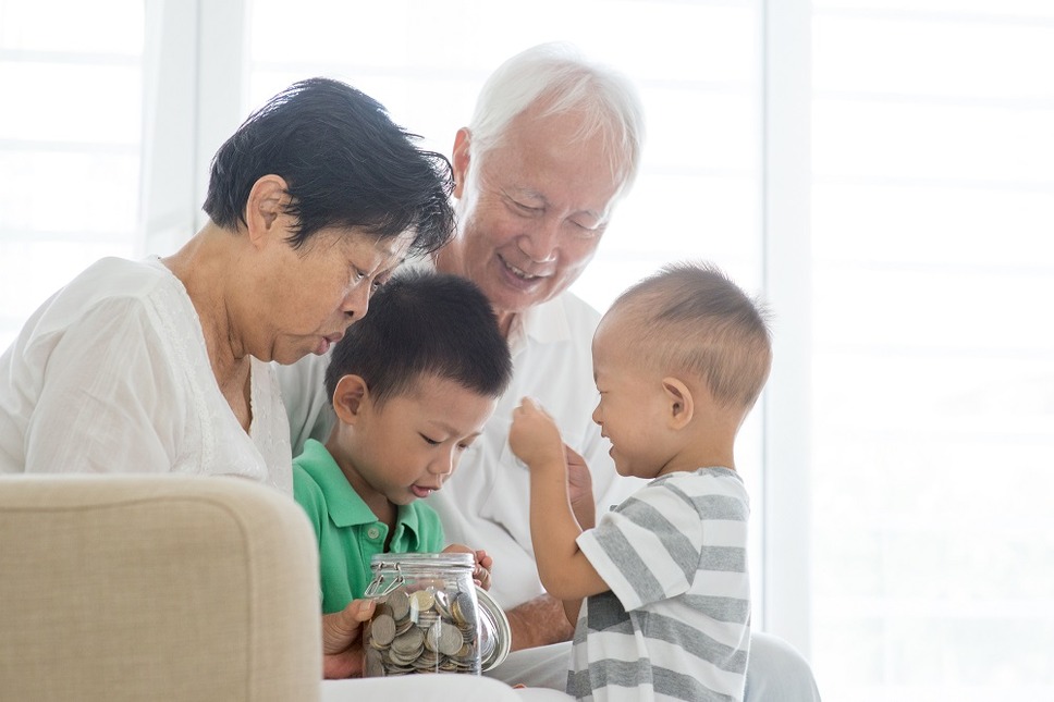 中国では孫の面倒は祖父母がみる