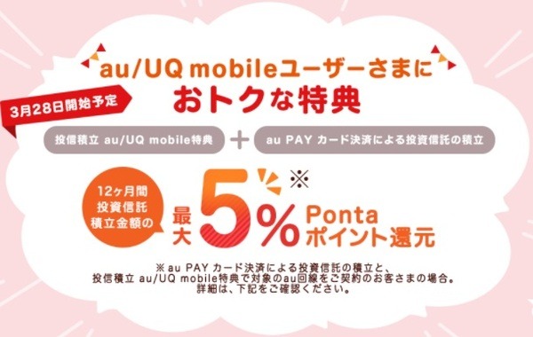 【au PAYカード】au・UQ mobileユーザーは最大+4％