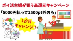 「5000円払って1500pt貯める」1か月チャレンジ（2024年6月）　ポイ活主婦が狙う高還元キャンペーン 画像