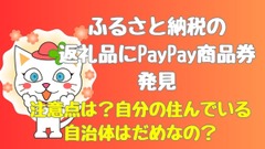 【さとふる】あれ？ふるさと納税の返礼品に「PayPay商品券」ある！ただし注意点も 画像