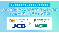 JCBのOki Dokiポイントが松井証券ポイントに交換可能に、2025年4月から新サービス開始 画像