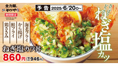 夏バテ知らず！かつやの「ねぎ塩カツ丼」が旨すぎ注意！！青ねぎ＆塩ダレで食欲爆上がり！ 画像