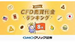 日経平均株価の上昇を受け「日本225」が首位に GMOクリック証券が8月CFDランキングを公開 画像