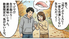 スシローで開催中の『冬のうまいもん祭』とは？【4コマ漫画で要点整理】 画像