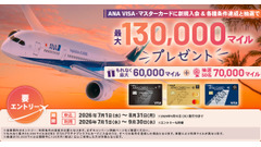 ANAカード×三井住友カード新規入会特典｜最大13万マイルの獲得方法 画像