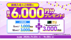 三井住友カード新規入会でお得に！最大13,000円分プレゼントキャンペーン 画像
