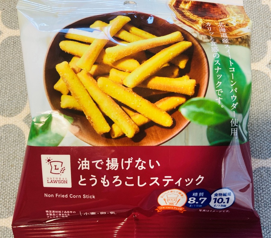 油で揚げないとうもろこしスティック