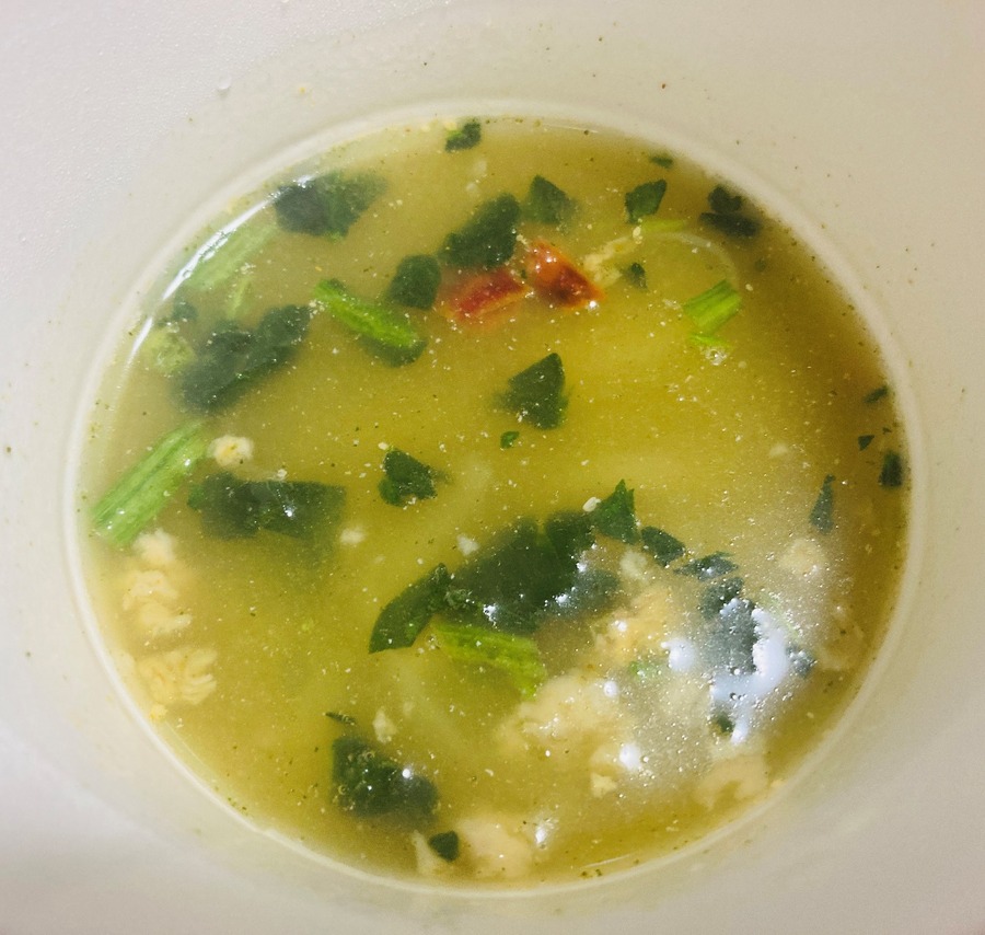 サラサラしたスープ