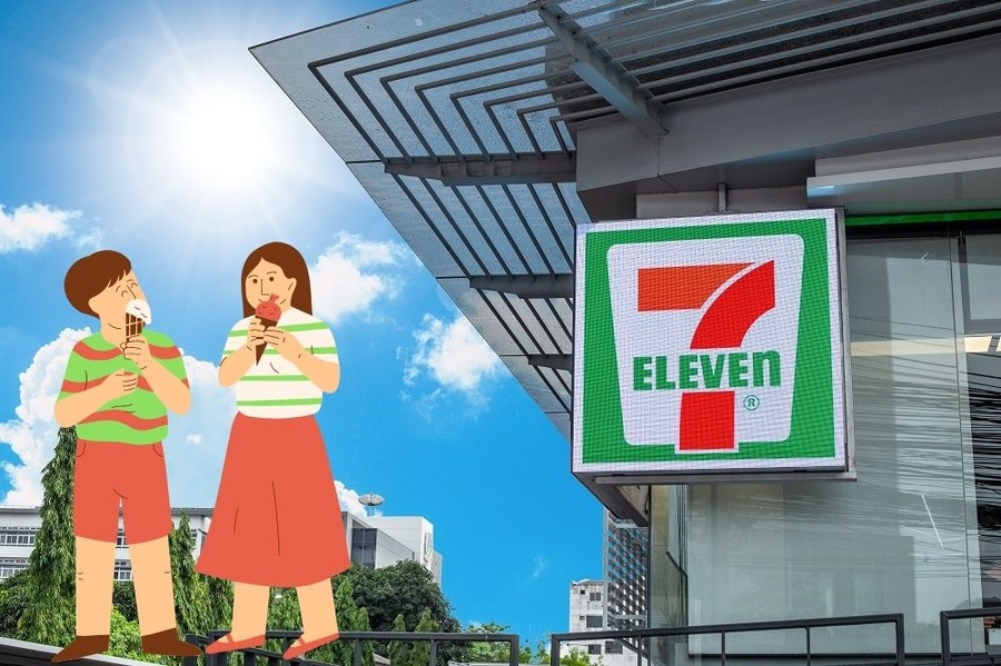 セブンイレブンでアイス割引