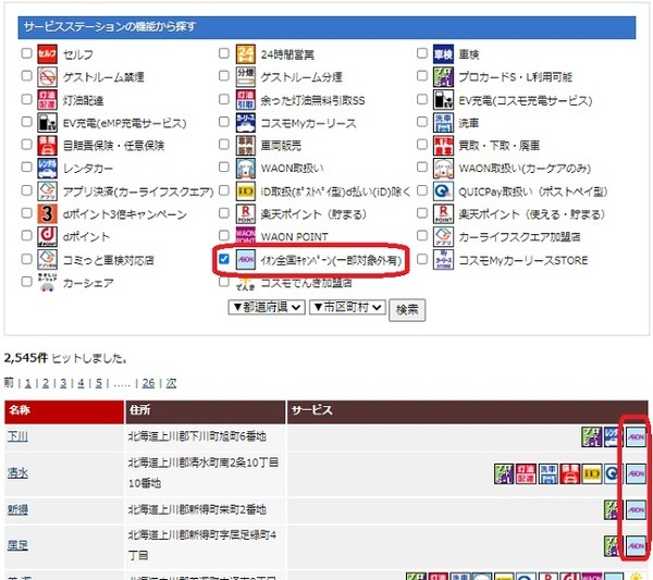 対象店舗