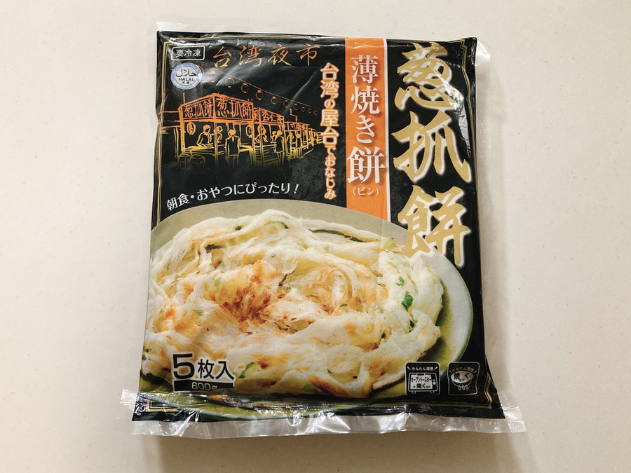薄焼き餅（青ねぎ入り）