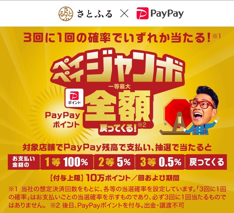 さとふる×paypay