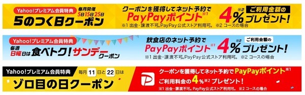 併用できるキャンペーン