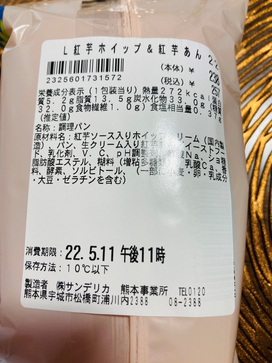 カロリーは272Kcal程度