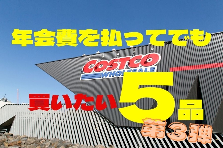 コストコ年会費を払っても買いたい第3弾