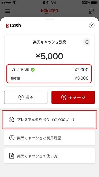 楽天ギフトカードの楽天キャッシュは「基本型」