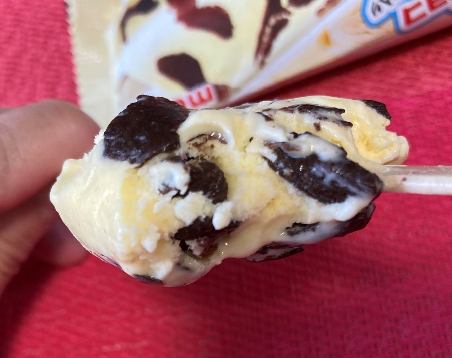 チョコクッキーがごろっ