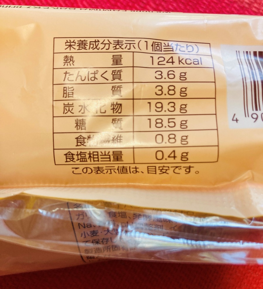 1個当たりの124カロリー