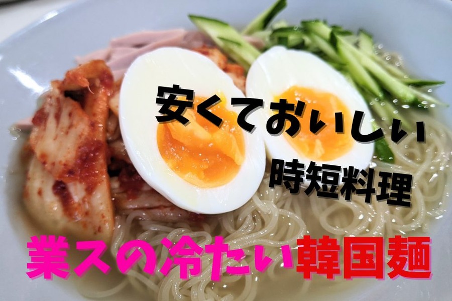 業スの冷たい韓国麺