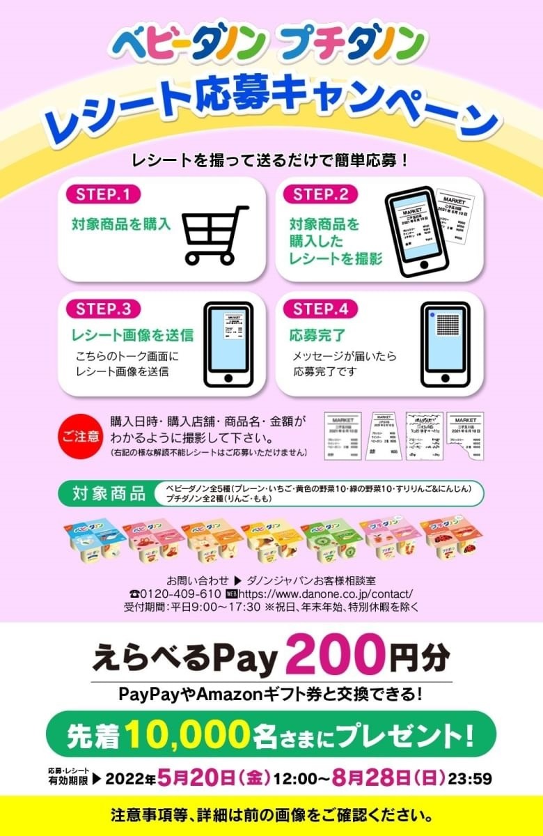 レシート応募キャンペーン