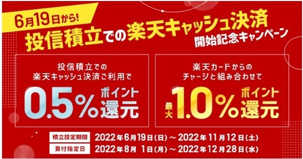 楽天キャッシュ決済で最大1%還元