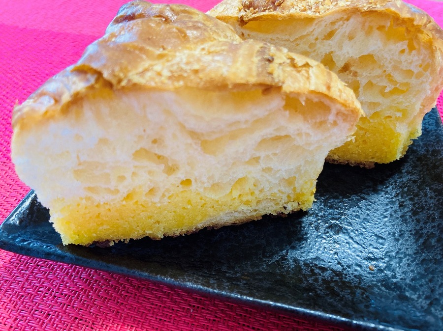 クロワッサンマフィンの断面図