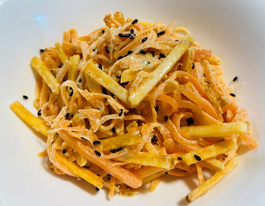 カラムーチョと人参のマヨサラダ