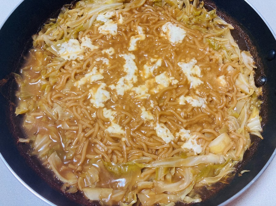 フライパンdeベビースターもんじゃ