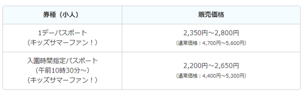 【6月22日14時～ チケット販売スタート】東京ディズニーリゾート夏限定、こども半額「キッズサマーファン！キャンペーン」対象条件とキッズ限定のお得な特典