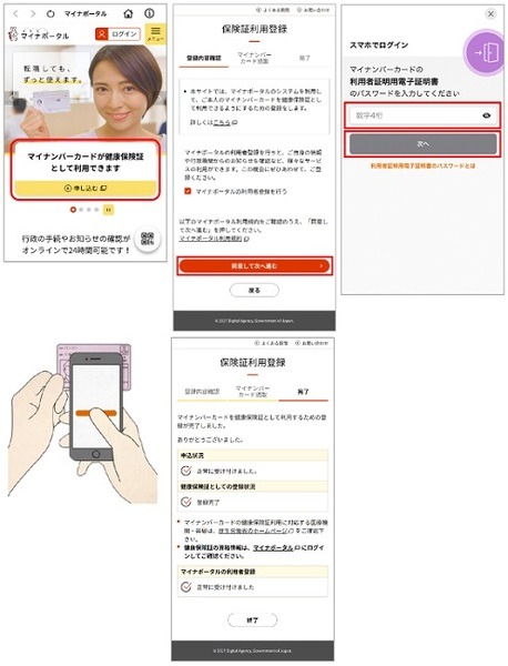 健康保険証としての利用申込