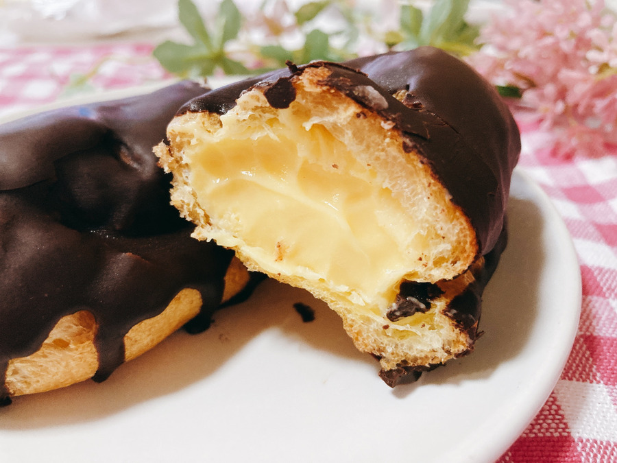 チョコレート・カスタードクリームが一体