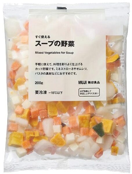 無印スープの野菜