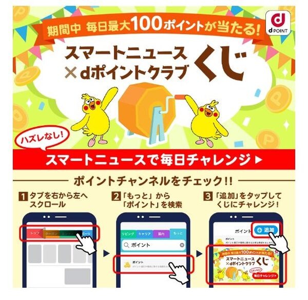 dポイントくじ