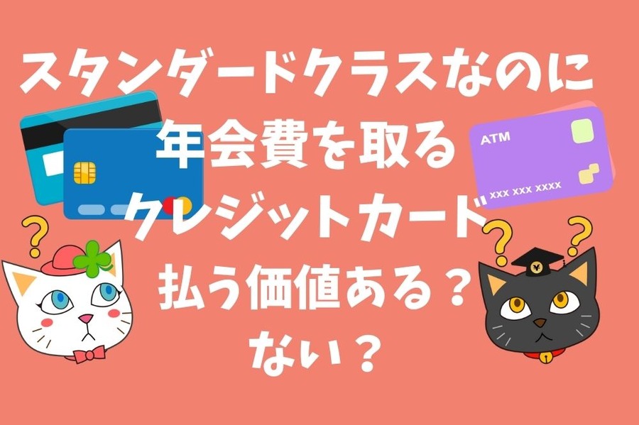 スタンダードクラスなのに 年会費を取るクレジットカード