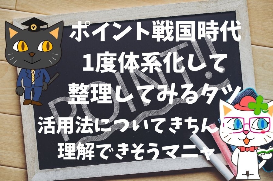 ポイント戦国時代1度体系化して整理してみよう