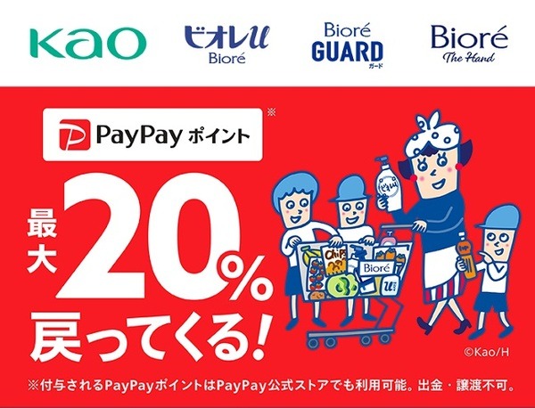 ビオレで20％還元