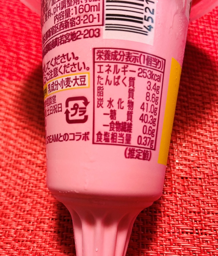 1個253カロリー