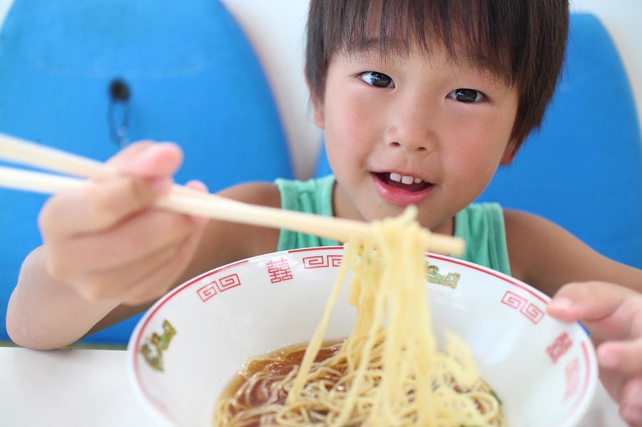 子供と一緒に丸源ラーメン