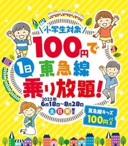 1日100円で東急線乗り放題
