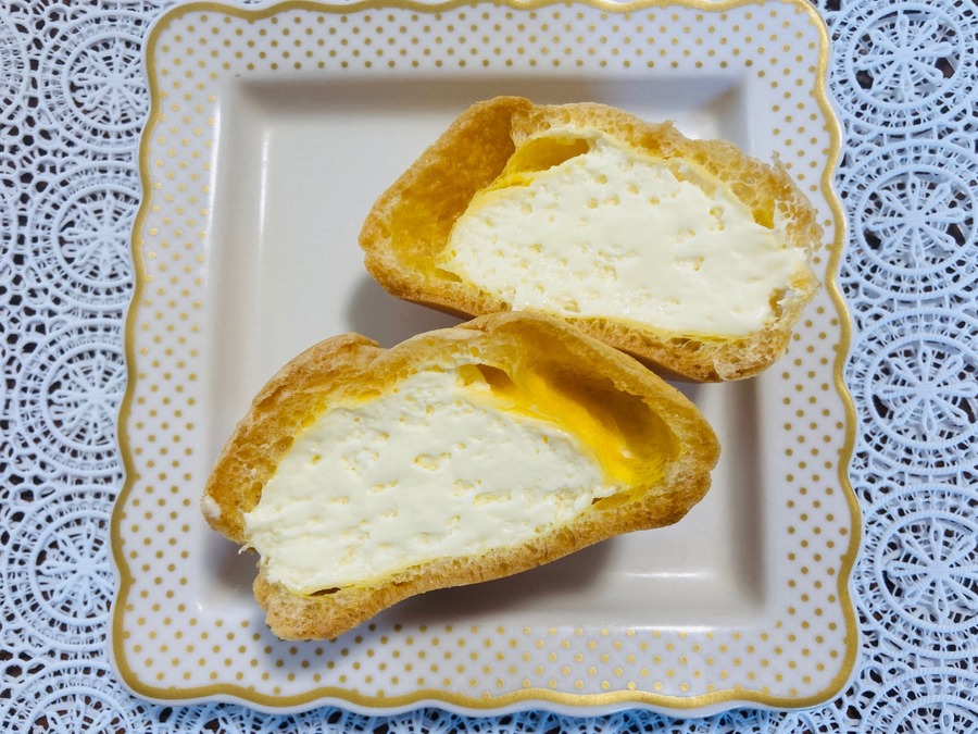 爽やか仕立てのレアチーズシュー