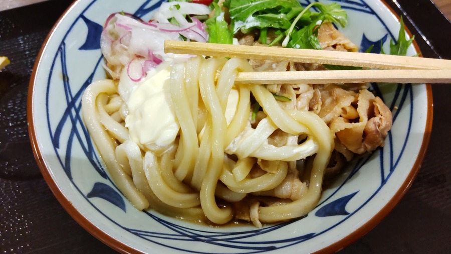 マヨネーズ×うどん