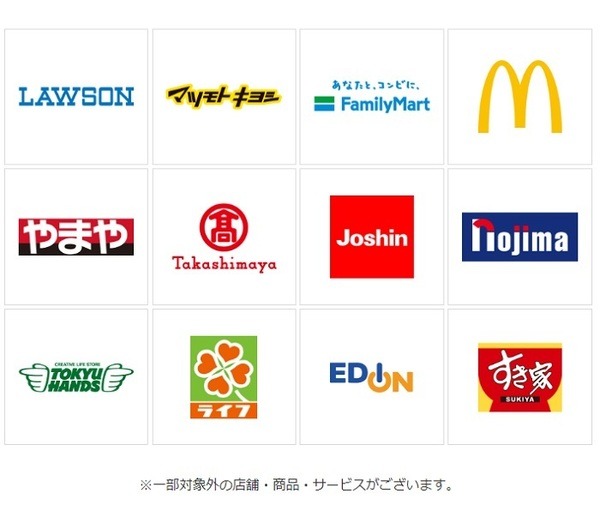 dポイントの使える街のお店