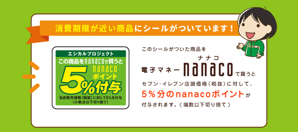 緑色シールの商品を積極的に選ぶ