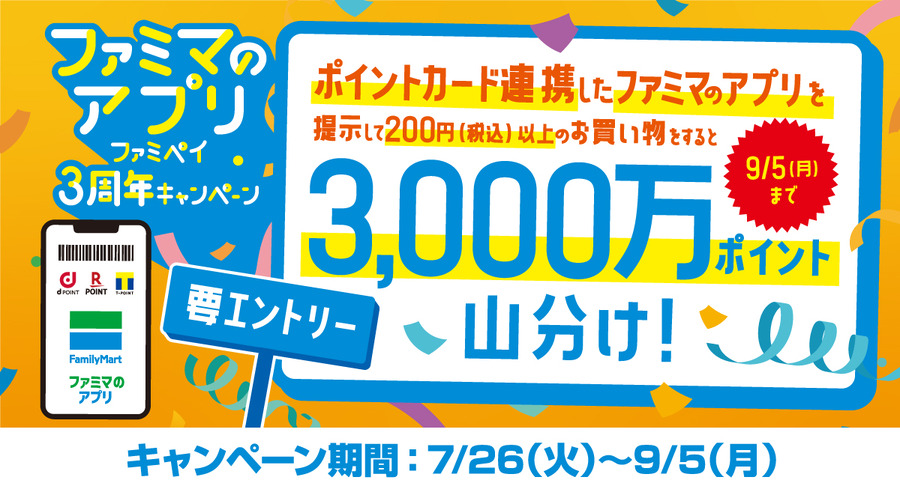 3,000万ポイント山分け